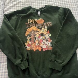 Green Thanksgiving Sweatshirt